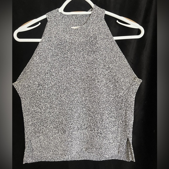 Aritzia Wilfred Salt & Pepper Knit Top Size XXS - Picture 1 of 4